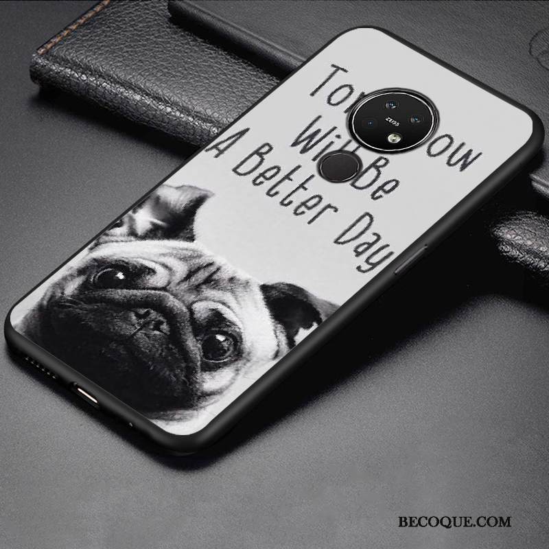 Kuori Nokia 7.2 Luova Keltainen Murtumaton, Kotelo Nokia 7.2 Pehmeä Neste Puhelimen Kuoret Persoonallisuus