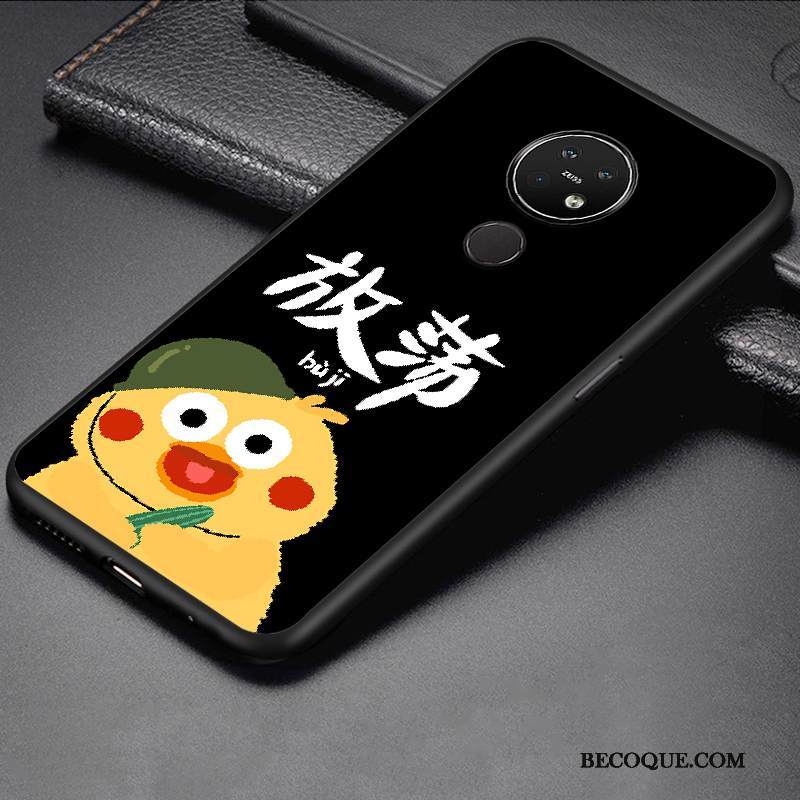 Kuori Nokia 7.2 Luova Keltainen Murtumaton, Kotelo Nokia 7.2 Pehmeä Neste Puhelimen Kuoret Persoonallisuus