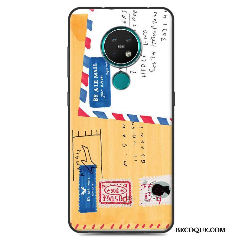 Kuori Nokia 7.2 Monivärinen Puhelimen Kuoret Yksinkertainen, Kotelo Nokia 7.2 Pehmeä Neste Pesty Suede