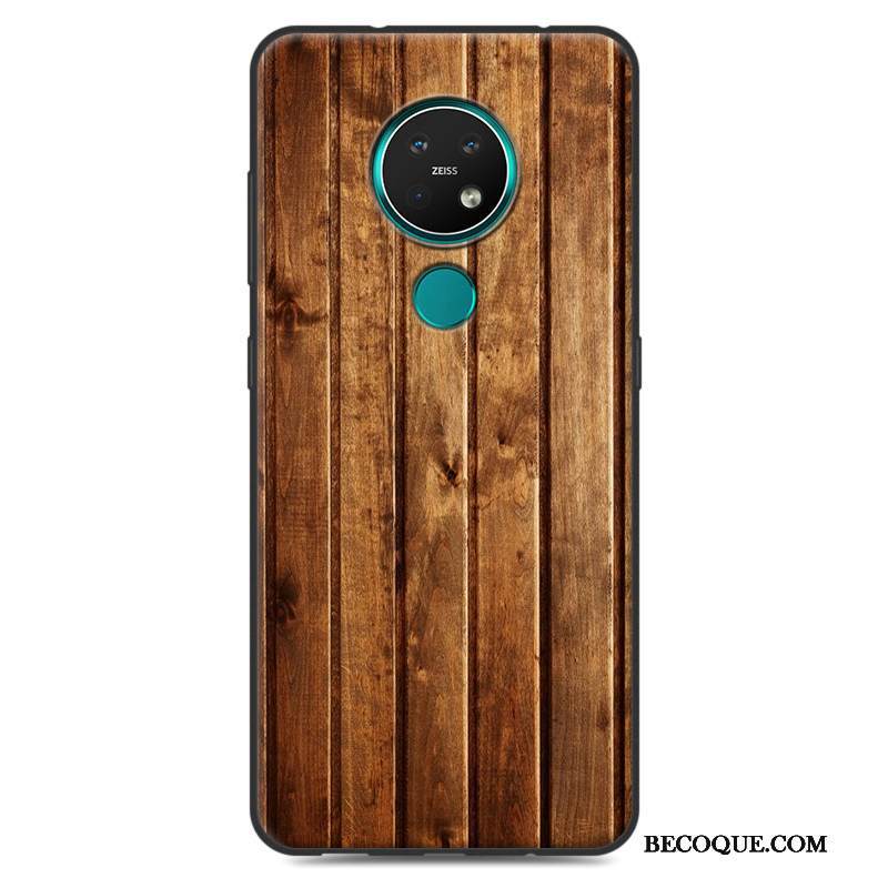 Kuori Nokia 7.2 Pehmeä Neste L Kukkakuvio, Kotelo Nokia 7.2 Suojaus Puhelimen Kuoret Yksinkertainen