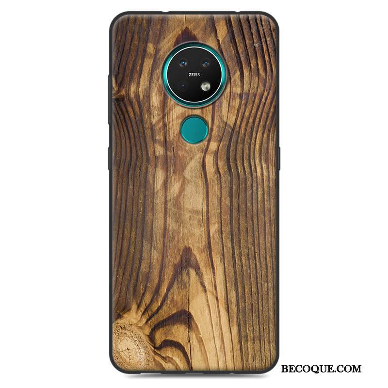 Kuori Nokia 7.2 Pehmeä Neste L Kukkakuvio, Kotelo Nokia 7.2 Suojaus Puhelimen Kuoret Yksinkertainen