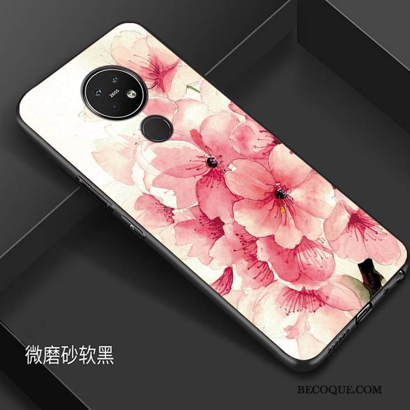 Kuori Nokia 7.2 Pehmeä Neste Yksinkertainen Puhelimen Kuoret, Kotelo Nokia 7.2 Silikoni Persoonallisuus Murtumaton