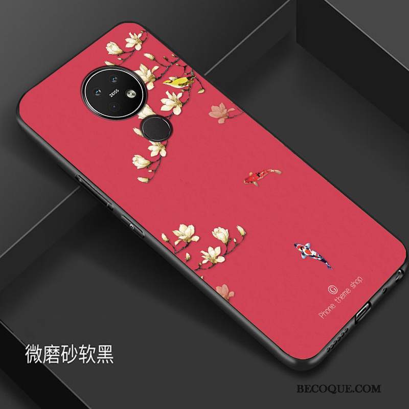 Kuori Nokia 7.2 Pehmeä Neste Yksinkertainen Puhelimen Kuoret, Kotelo Nokia 7.2 Silikoni Persoonallisuus Murtumaton