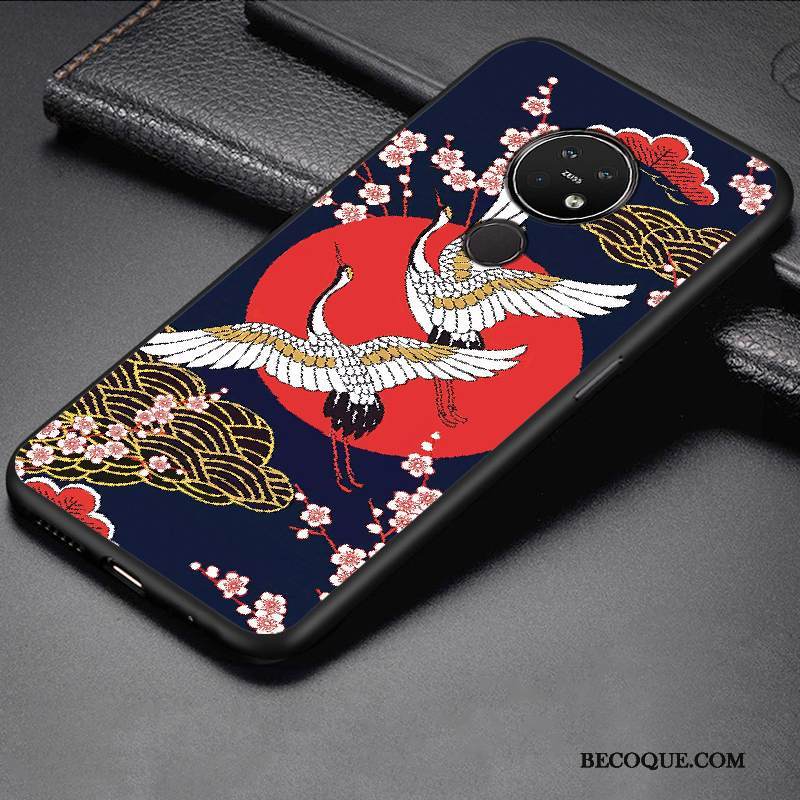 Kuori Nokia 7.2 Sarjakuva Punainen Puhelimen Kuoret, Kotelo Nokia 7.2 Suojaus Murtumaton Trendi