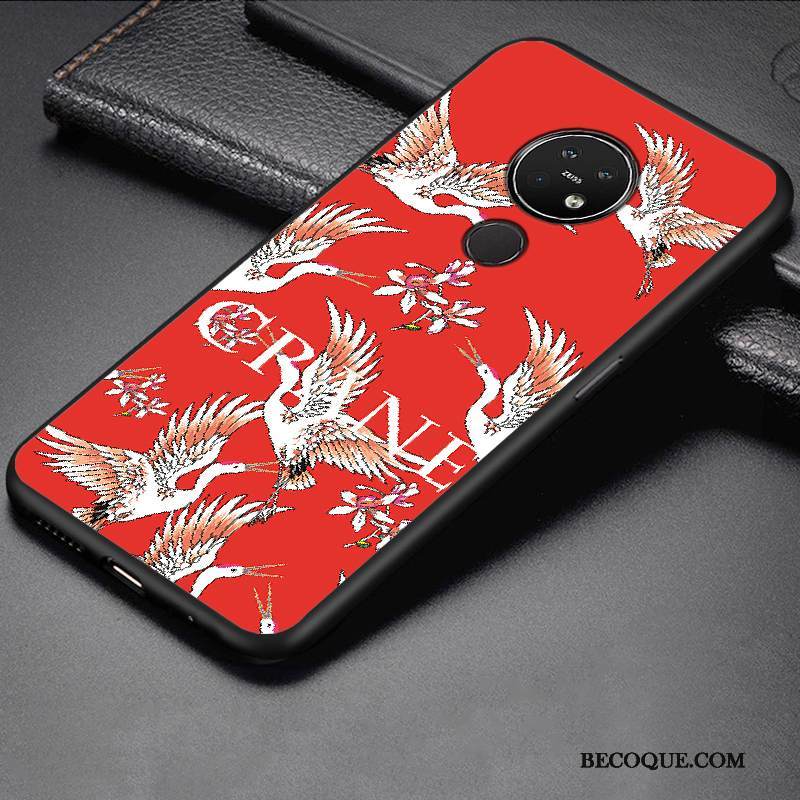 Kuori Nokia 7.2 Sarjakuva Punainen Puhelimen Kuoret, Kotelo Nokia 7.2 Suojaus Murtumaton Trendi