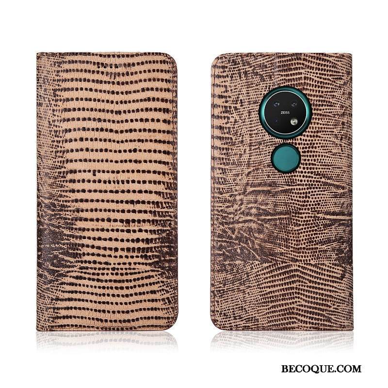 Kuori Nokia 7.2 Silikoni Kukkakuvio Puhelimen Kuoret, Kotelo Nokia 7.2 Pehmeä Neste Murtumaton Khaki