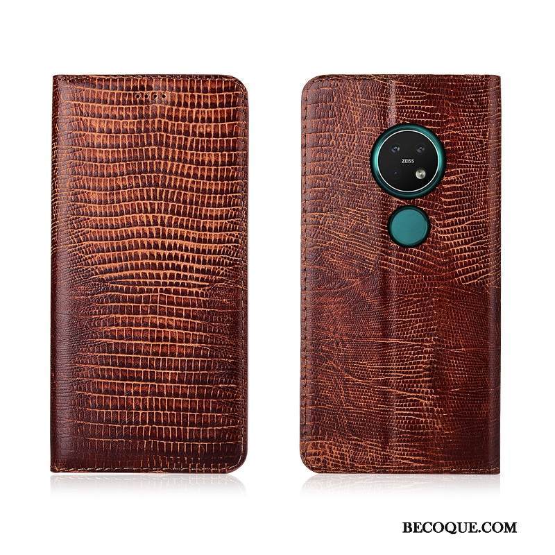 Kuori Nokia 7.2 Silikoni Kukkakuvio Puhelimen Kuoret, Kotelo Nokia 7.2 Pehmeä Neste Murtumaton Khaki