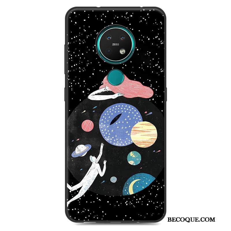 Kuori Nokia 7.2 Silikoni Kustannukset Vihreä, Kotelo Nokia 7.2 Suojaus Murtumaton Pesty Suede