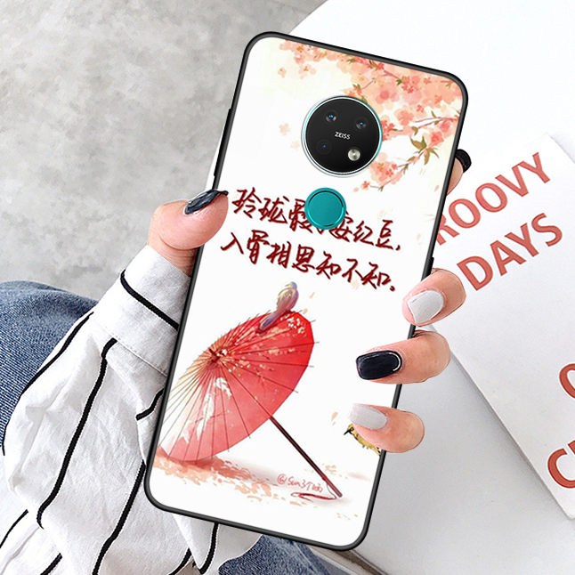 Kuori Nokia 7.2 Silikoni Murtumaton Jauhe, Kotelo Nokia 7.2 Laukut Puhelimen Kuoret Persoonallisuus