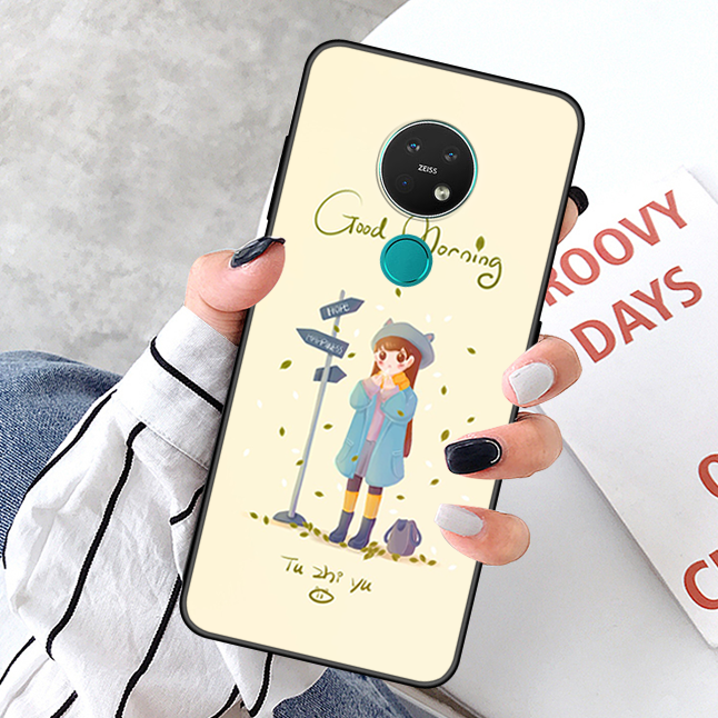 Kuori Nokia 7.2 Silikoni Murtumaton Jauhe, Kotelo Nokia 7.2 Laukut Puhelimen Kuoret Persoonallisuus