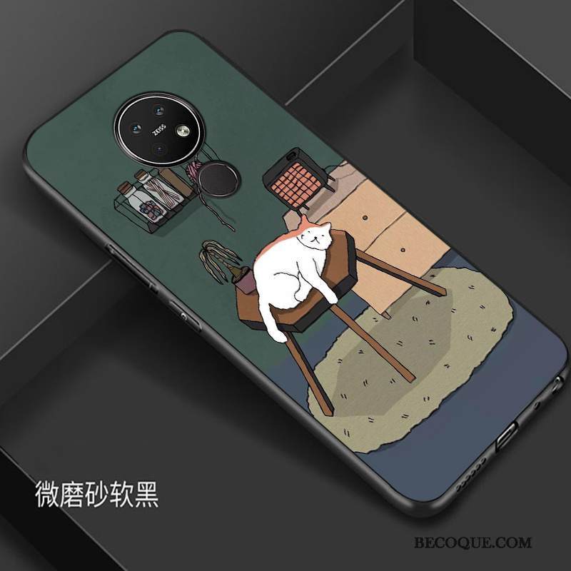 Kuori Nokia 7.2 Silikoni Net Red Punainen, Kotelo Nokia 7.2 Luova Murtumaton Puhelimen Kuoret