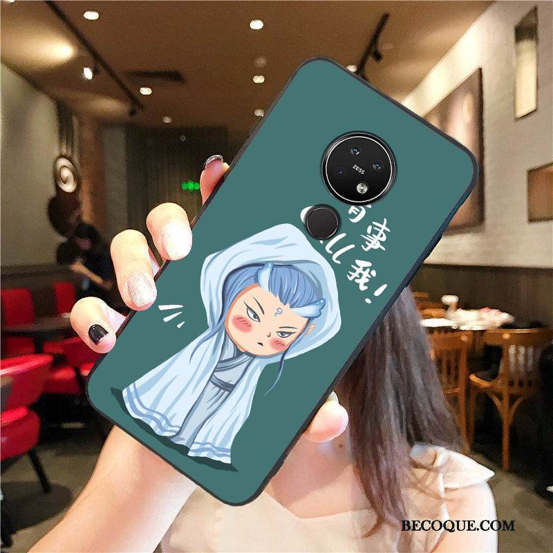 Kuori Nokia 7.2 Silikoni Persoonallisuus Vihreä, Kotelo Nokia 7.2 Laukut Puhelimen Kuoret Tide-brändi