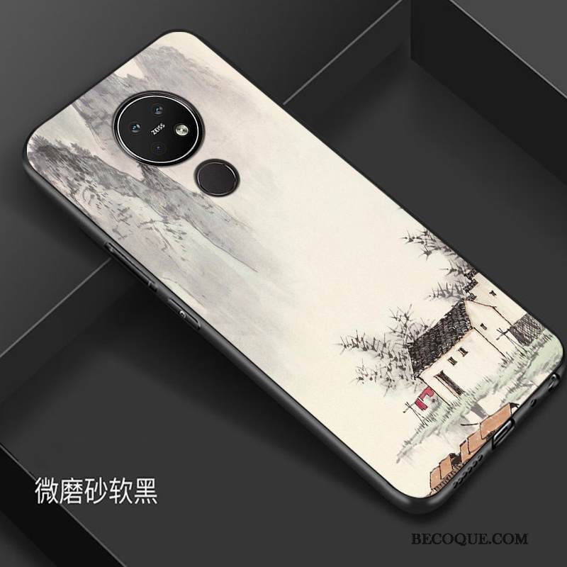 Kuori Nokia 7.2 Silikoni Puhelimen Kuoret Murtumaton, Kotelo Nokia 7.2 Pehmeä Neste Persoonallisuus Tide-brändi