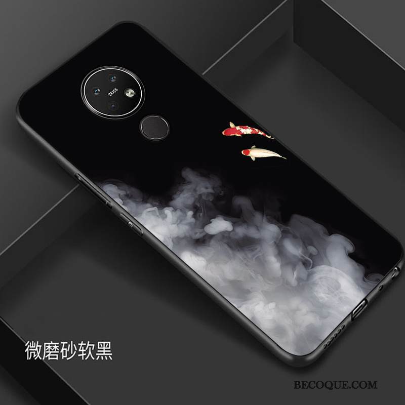 Kuori Nokia 7.2 Silikoni Puhelimen Kuoret Murtumaton, Kotelo Nokia 7.2 Pehmeä Neste Persoonallisuus Tide-brändi