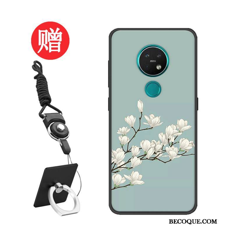 Kuori Nokia 7.2 Silikoni Punainen Muokata, Kotelo Nokia 7.2 Suojaus Net Red Malli