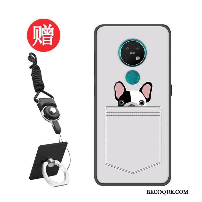 Kuori Nokia 7.2 Silikoni Punainen Muokata, Kotelo Nokia 7.2 Suojaus Net Red Malli