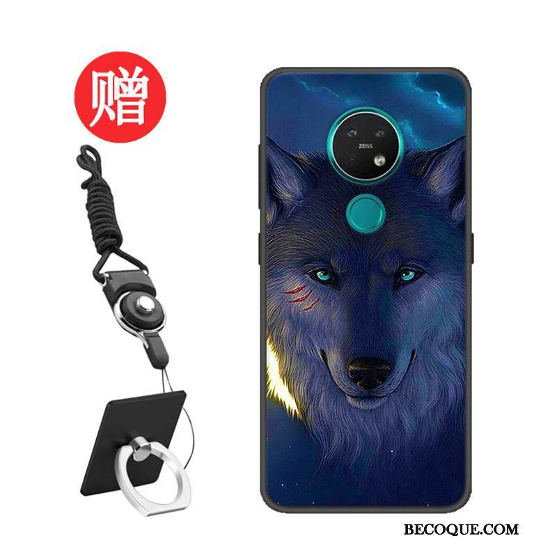 Kuori Nokia 7.2 Silikoni Punainen Muokata, Kotelo Nokia 7.2 Suojaus Net Red Malli