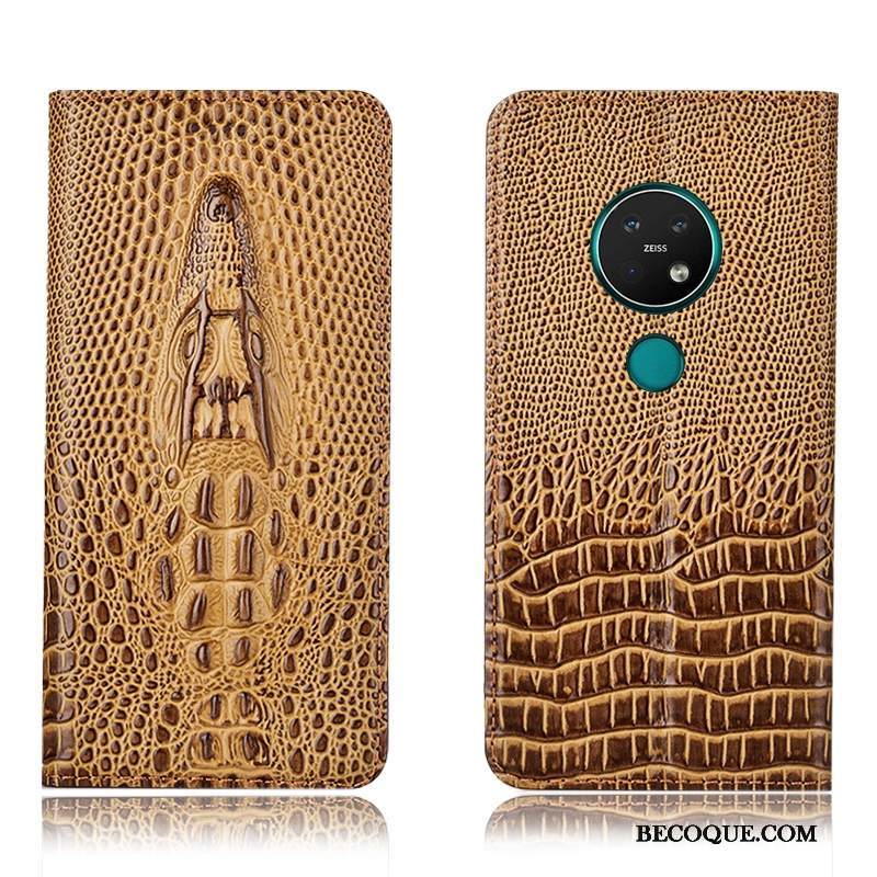 Kuori Nokia 7.2 Suojaus Murtumaton Krokotiili, Kotelo Nokia 7.2 Kuoret Keltainen Puhelimen Kuoret