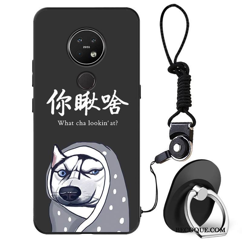 Kuori Nokia 7.2 Suojaus Puhelimen Kuoret Suuntaus, Kotelo Nokia 7.2 Pehmeä Neste Musta Murtumaton