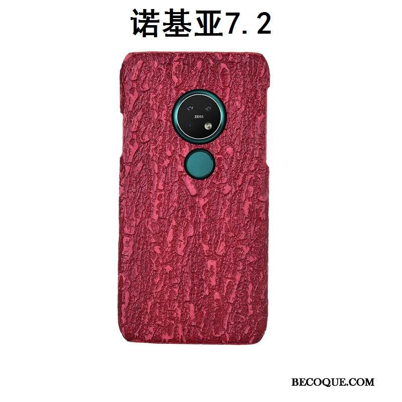 Kuori Nokia 7.2 Tila Muokata Takakansi, Kotelo Nokia 7.2 Ylellisyys Puu Puhelimen Kuoret