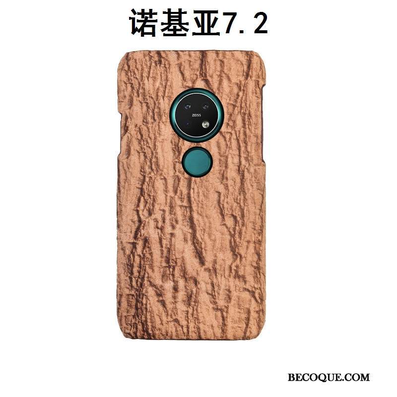Kuori Nokia 7.2 Tila Muokata Takakansi, Kotelo Nokia 7.2 Ylellisyys Puu Puhelimen Kuoret