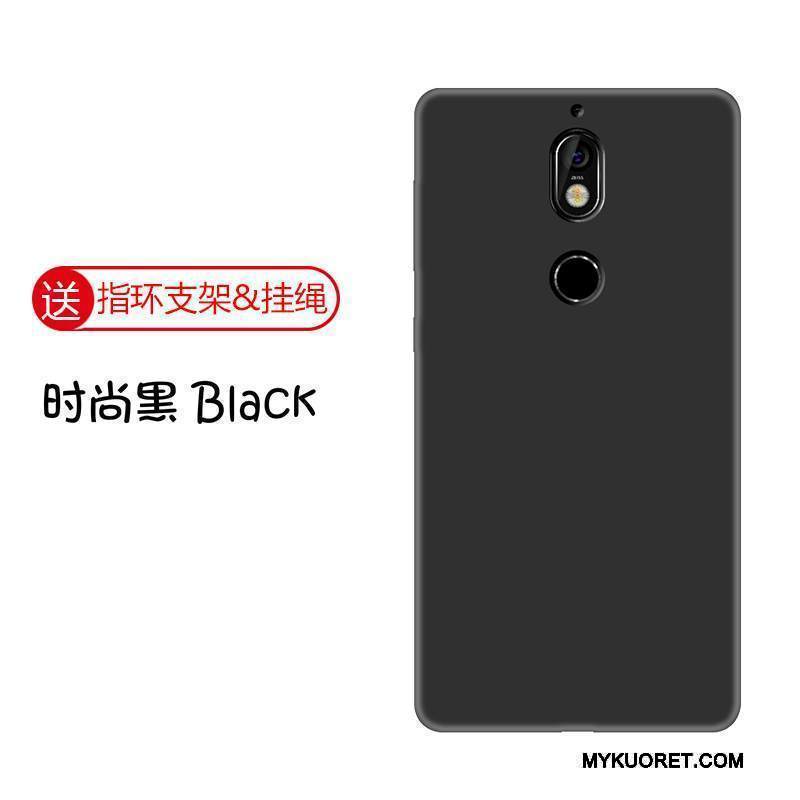 Kuori Nokia 7 Laukut Pesty Suede Puhelimen Kuoret, Kotelo Nokia 7 Sarjakuva Trendi Keltainen