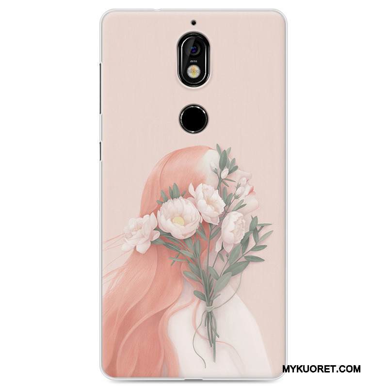 Kuori Nokia 7 Laukut Puhelimen Kuoret Murtumaton, Kotelo Nokia 7 Pehmeä Neste Vaalean Keltainen