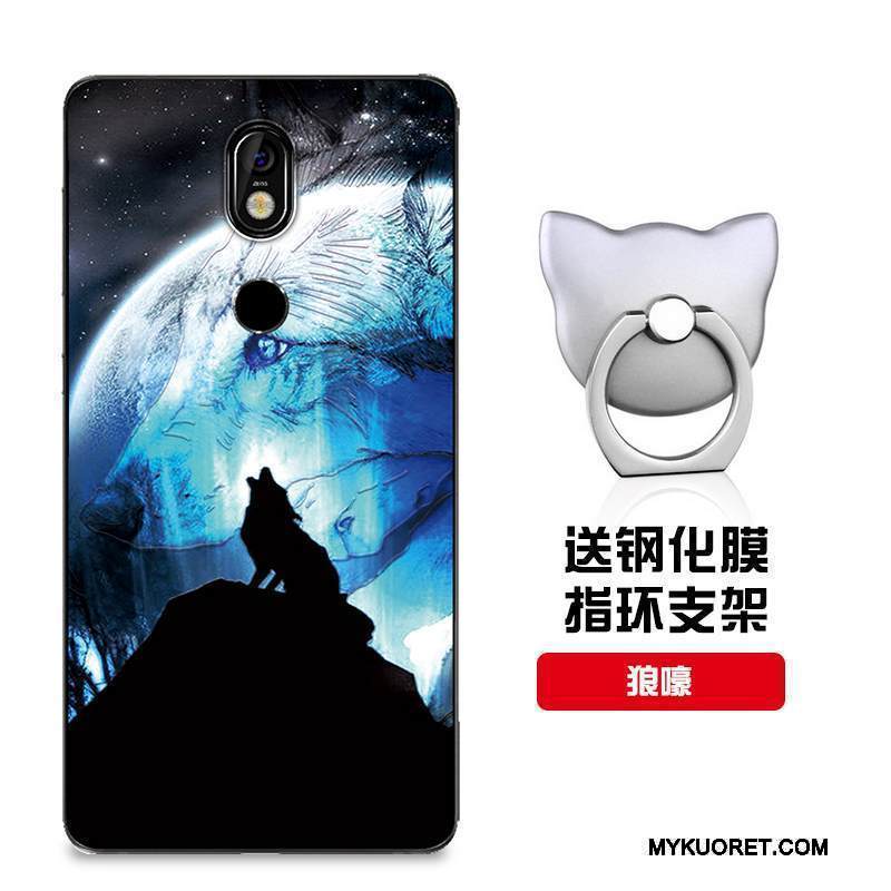 Kuori Nokia 7 Pehmeä Neste Murtumaton Malli, Kotelo Nokia 7 Silikoni Puhelimen Kuoret Punainen