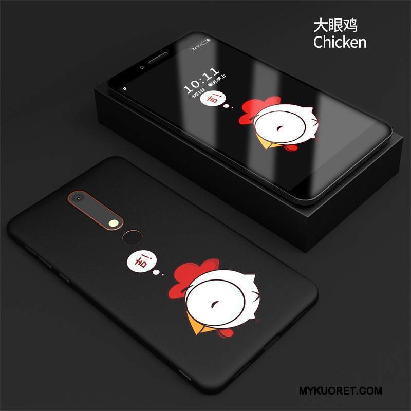 Kuori Nokia 7 Pehmeä Neste Murtumaton Puhelimen Kuoret, Kotelo Nokia 7 Suojaus Musta Pesty Suede