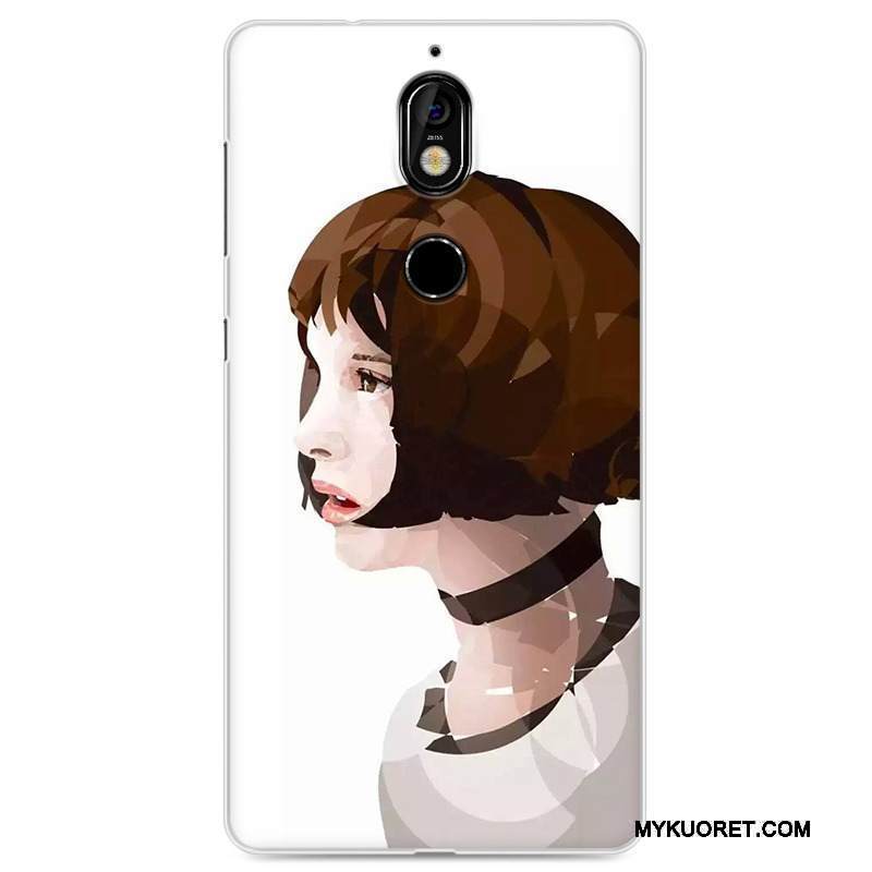 Kuori Nokia 7 Pehmeä Neste Murtumaton Rakastunut, Kotelo Nokia 7 Maalaus Trendi Keltainen