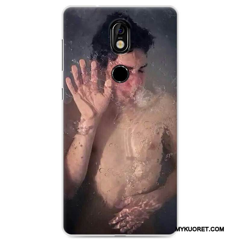 Kuori Nokia 7 Pehmeä Neste Murtumaton Rakastunut, Kotelo Nokia 7 Maalaus Trendi Keltainen