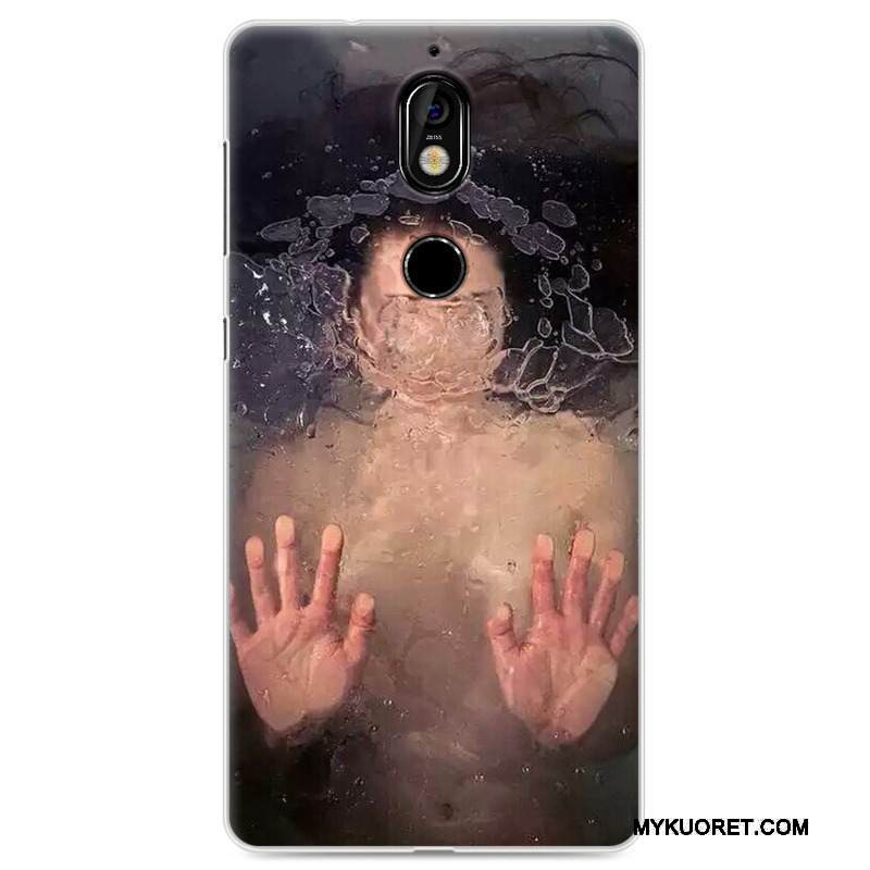 Kuori Nokia 7 Pehmeä Neste Murtumaton Rakastunut, Kotelo Nokia 7 Maalaus Trendi Keltainen