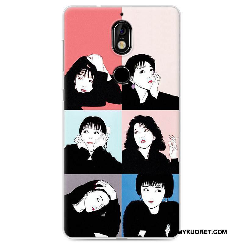 Kuori Nokia 7 Pehmeä Neste Murtumaton Rakastunut, Kotelo Nokia 7 Maalaus Trendi Keltainen