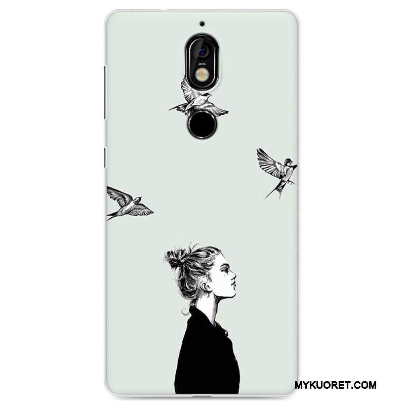 Kuori Nokia 7 Pehmeä Neste Murtumaton Rakastunut, Kotelo Nokia 7 Maalaus Trendi Keltainen