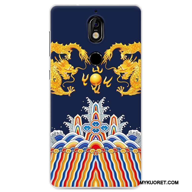 Kuori Nokia 7 Pehmeä Neste Murtumaton Rakastunut, Kotelo Nokia 7 Maalaus Trendi Keltainen