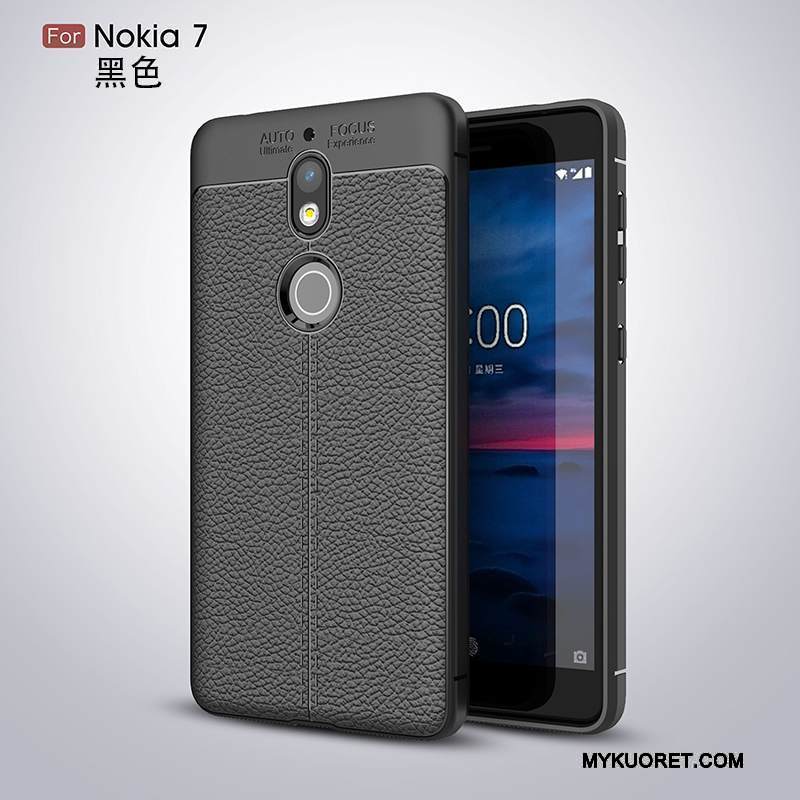Kuori Nokia 7 Pehmeä Neste Puhelimen Kuoret 说, Kotelo Nokia 7 Laukut Murtumaton