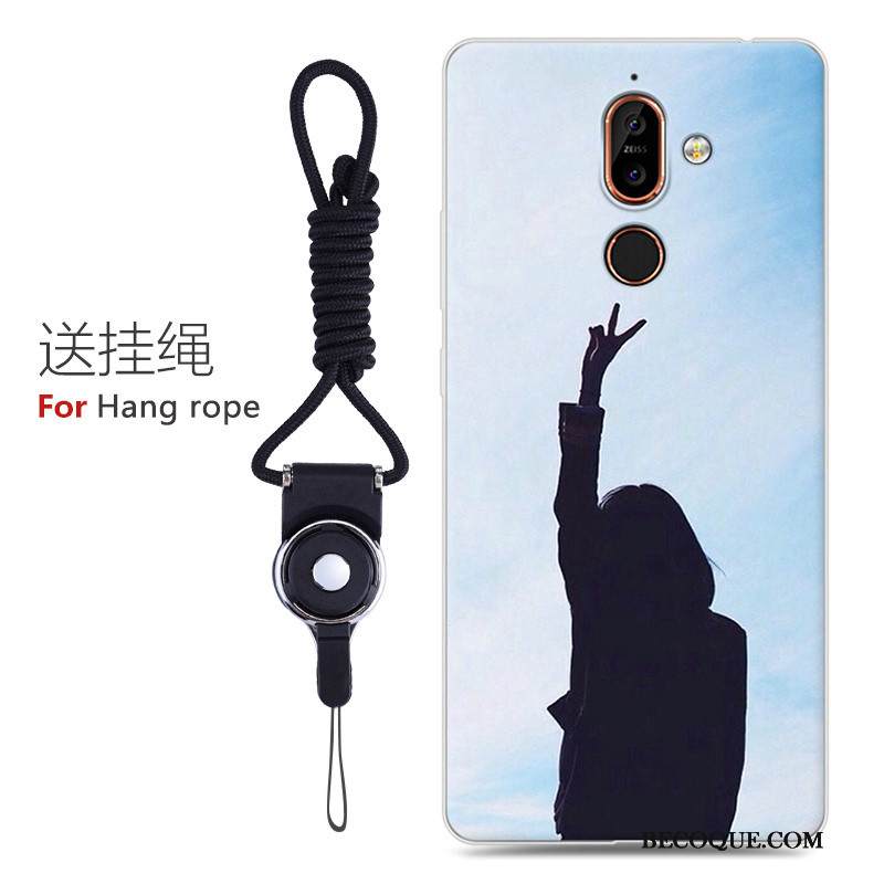 Kuori Nokia 7 Plus Laukut Musta Persoonallisuus, Kotelo Nokia 7 Plus Suojaus Puhelimen Kuoret