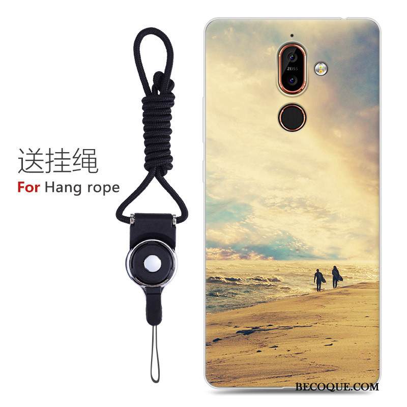 Kuori Nokia 7 Plus Laukut Musta Persoonallisuus, Kotelo Nokia 7 Plus Suojaus Puhelimen Kuoret