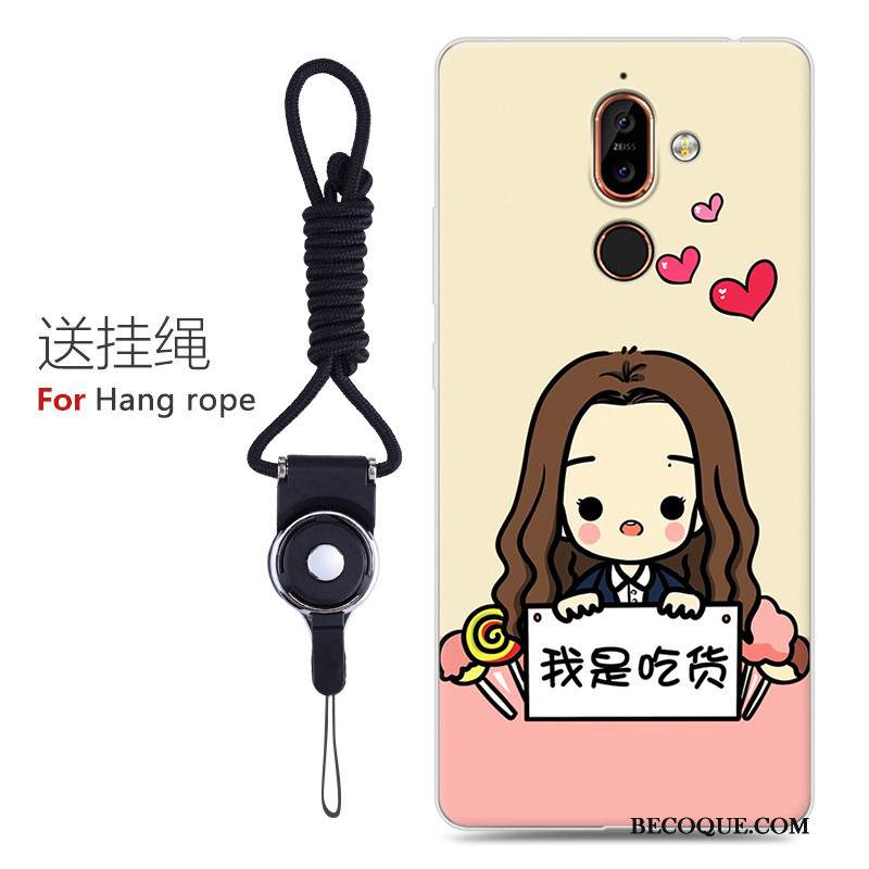 Kuori Nokia 7 Plus Laukut Musta Persoonallisuus, Kotelo Nokia 7 Plus Suojaus Puhelimen Kuoret