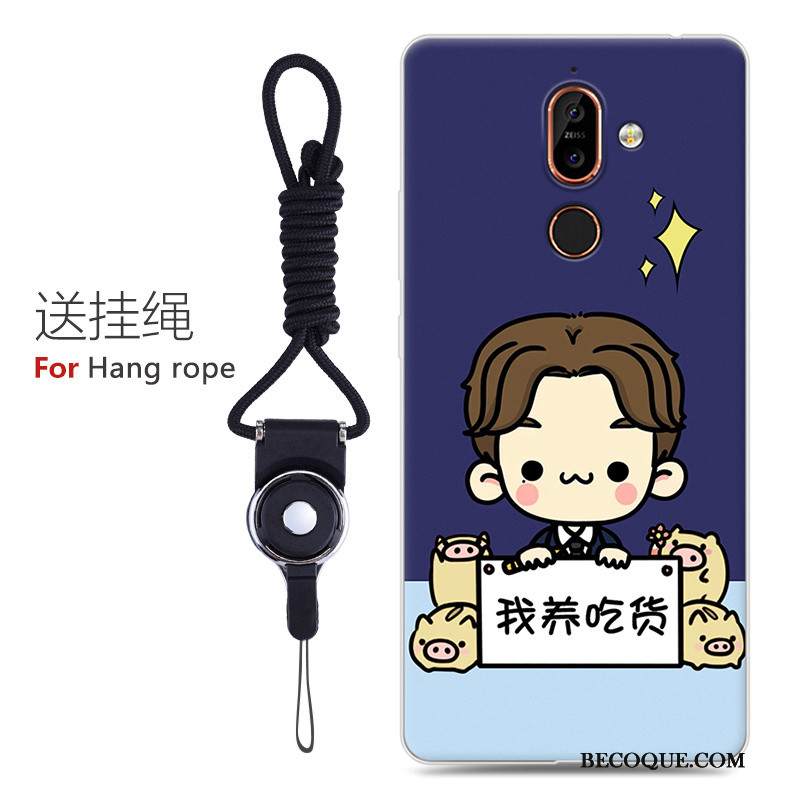 Kuori Nokia 7 Plus Laukut Musta Persoonallisuus, Kotelo Nokia 7 Plus Suojaus Puhelimen Kuoret