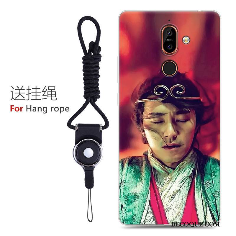 Kuori Nokia 7 Plus Laukut Musta Persoonallisuus, Kotelo Nokia 7 Plus Suojaus Puhelimen Kuoret