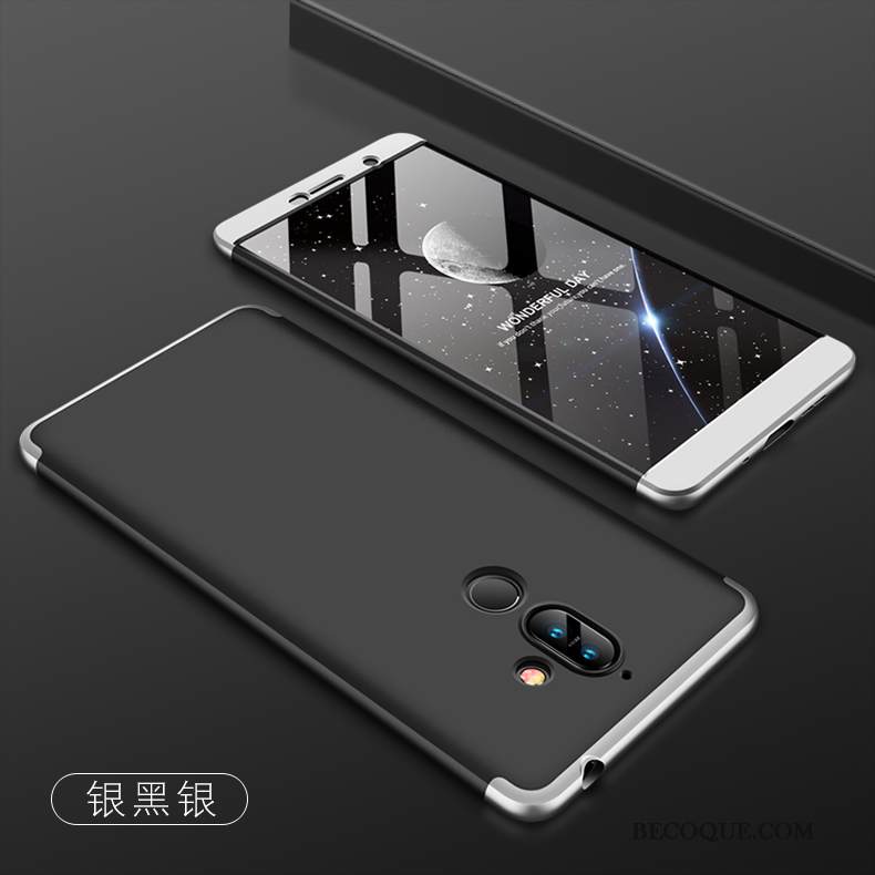 Kuori Nokia 7 Plus Laukut Pesty Suede Murtumaton, Kotelo Nokia 7 Plus Kova Puhelimen Kuoret