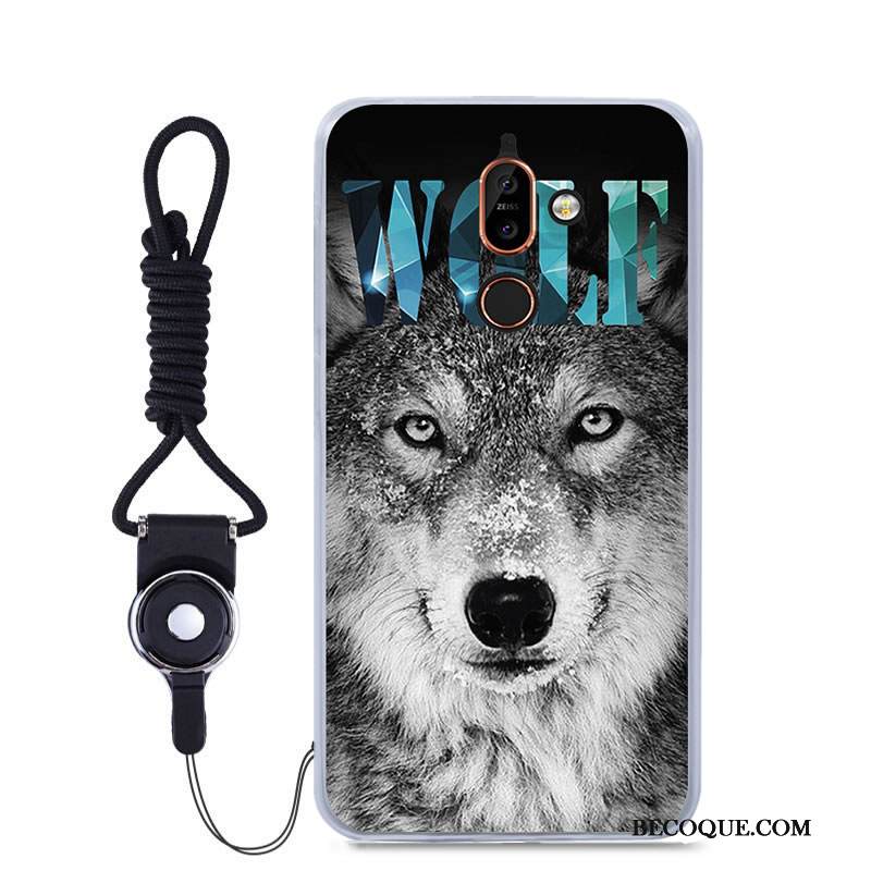 Kuori Nokia 7 Plus Laukut Vihreä Väriset, Kotelo Nokia 7 Plus Pehmeä Neste Puhelimen Kuoret Muokata