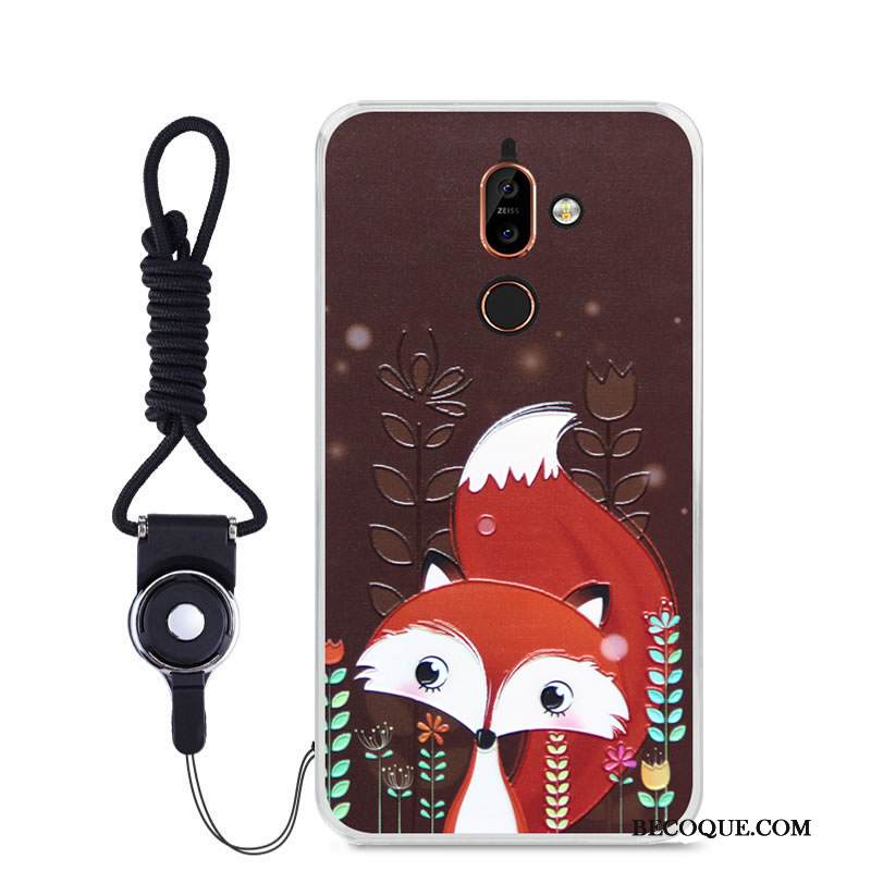 Kuori Nokia 7 Plus Laukut Vihreä Väriset, Kotelo Nokia 7 Plus Pehmeä Neste Puhelimen Kuoret Muokata