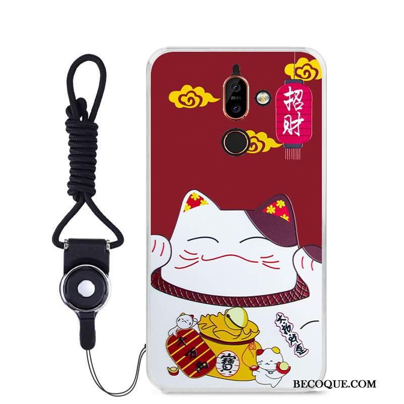 Kuori Nokia 7 Plus Laukut Vihreä Väriset, Kotelo Nokia 7 Plus Pehmeä Neste Puhelimen Kuoret Muokata