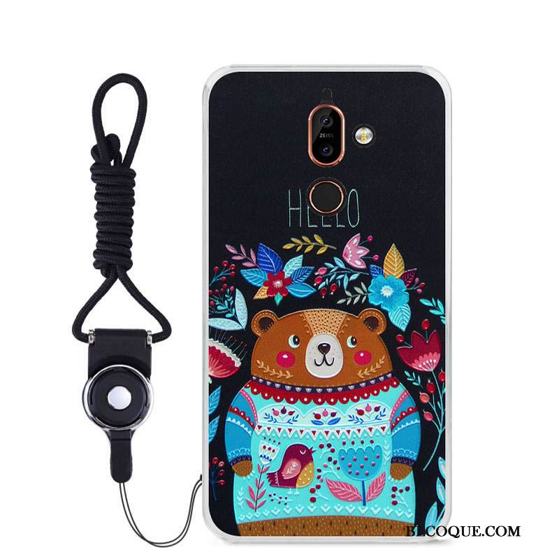 Kuori Nokia 7 Plus Laukut Vihreä Väriset, Kotelo Nokia 7 Plus Pehmeä Neste Puhelimen Kuoret Muokata