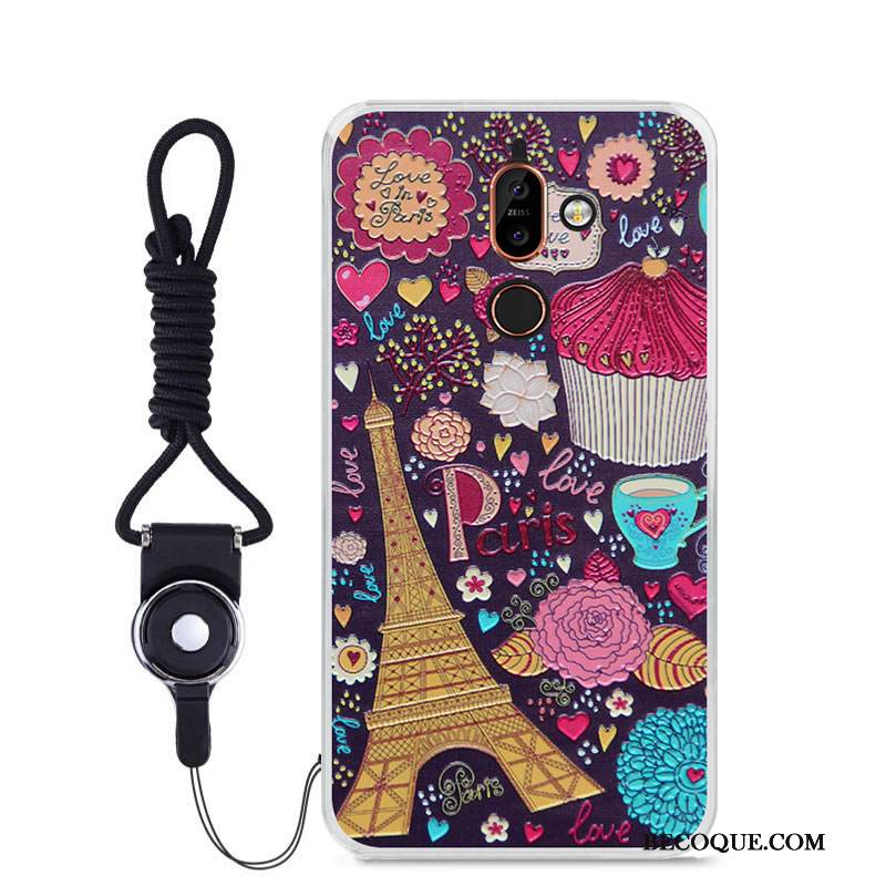 Kuori Nokia 7 Plus Laukut Vihreä Väriset, Kotelo Nokia 7 Plus Pehmeä Neste Puhelimen Kuoret Muokata