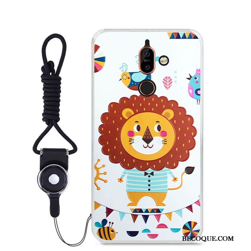 Kuori Nokia 7 Plus Laukut Vihreä Väriset, Kotelo Nokia 7 Plus Pehmeä Neste Puhelimen Kuoret Muokata