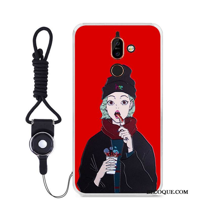 Kuori Nokia 7 Plus Laukut Vihreä Väriset, Kotelo Nokia 7 Plus Pehmeä Neste Puhelimen Kuoret Muokata