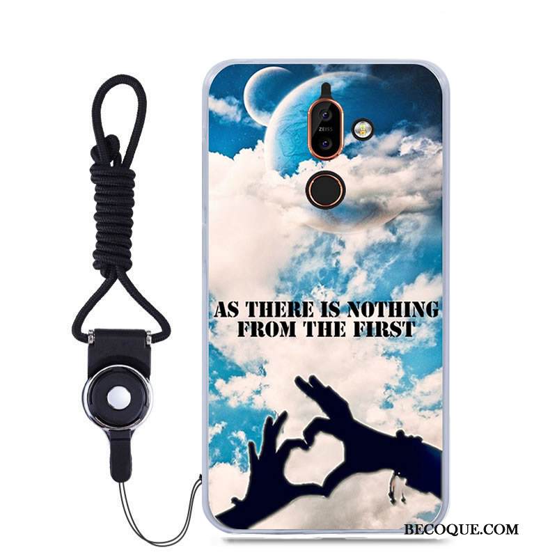 Kuori Nokia 7 Plus Laukut Vihreä Väriset, Kotelo Nokia 7 Plus Pehmeä Neste Puhelimen Kuoret Muokata